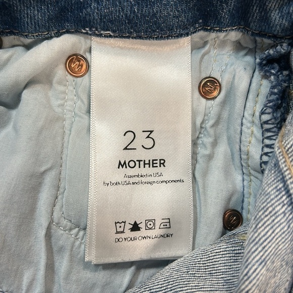 Mother The Looker Ankle Step Fray Exposed Secret Sister Jeans Size 23 - Picture 10 of 12